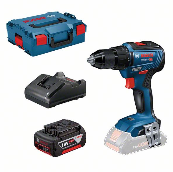 Bosch Professional Drill Driver with Case + 2x 3.0Ah Batteries