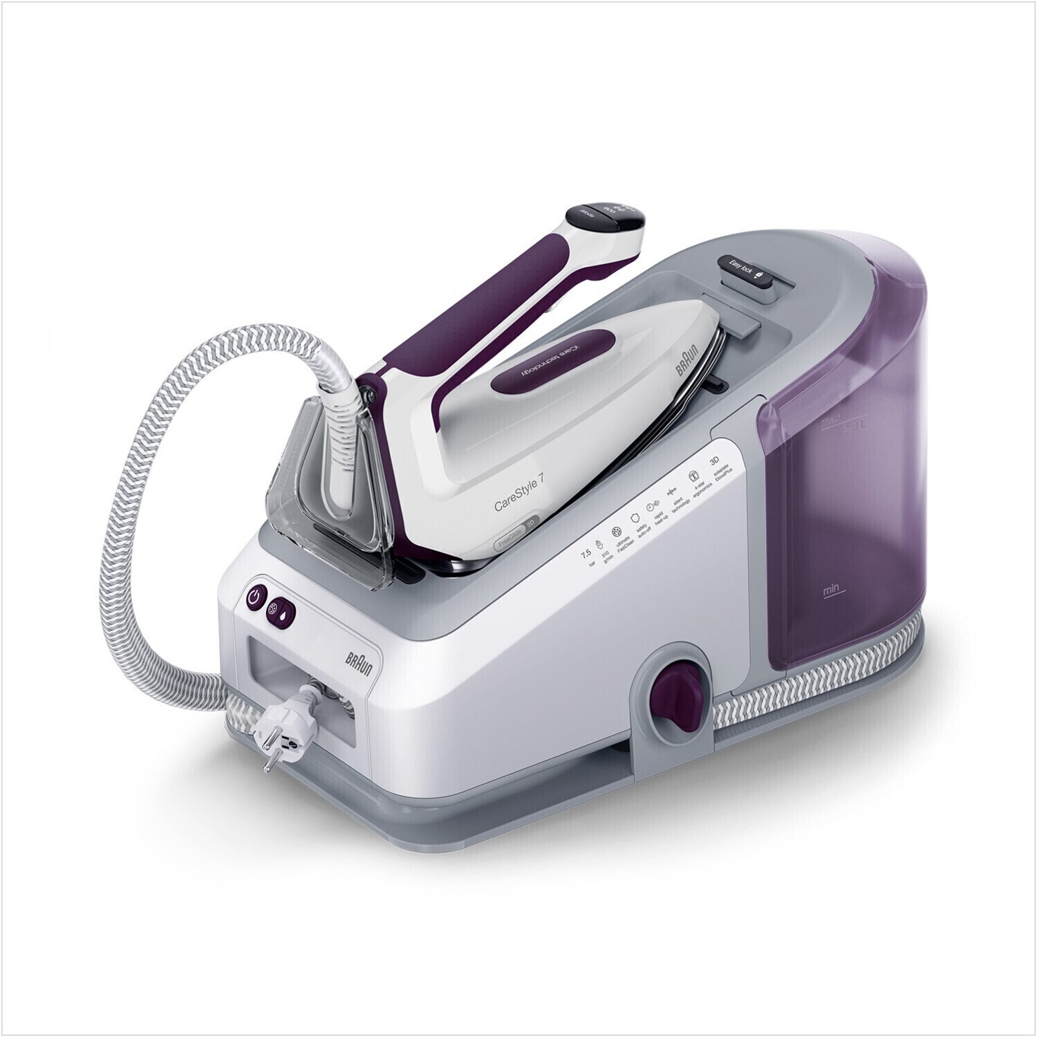 Braun CareStyle 7 Steam Ironing Station IS 7266 Violet