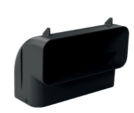 Gaggenau Short Flat Duct Elbow M Vertical 90° AD857033 • 17005347