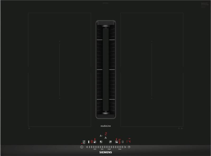 Siemens ED777FQ25E StudioLine iQ500 Induction hob with extractor hood