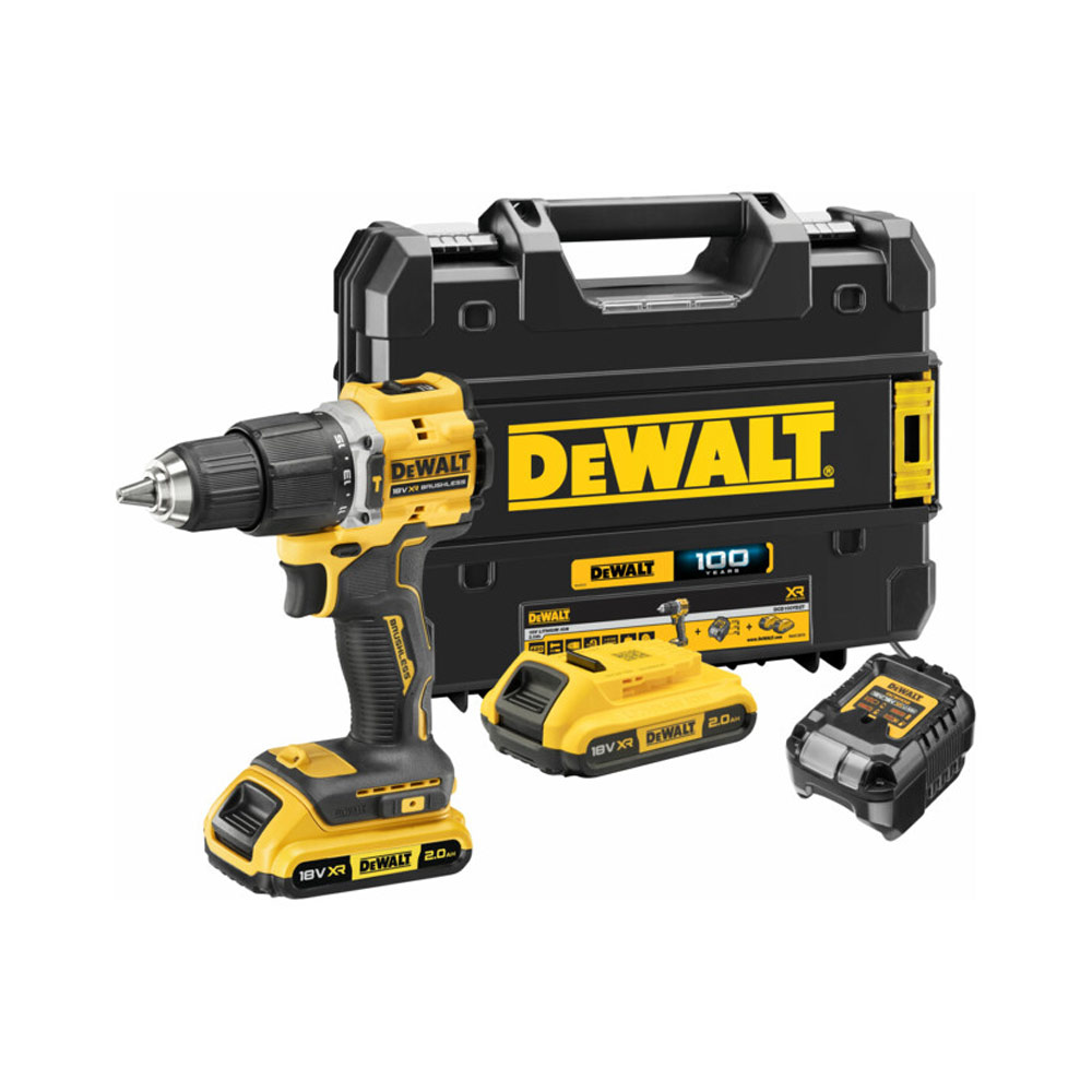 DeWalt DCD100YD2T-QW 18V Brushless Hammer Drill Driver